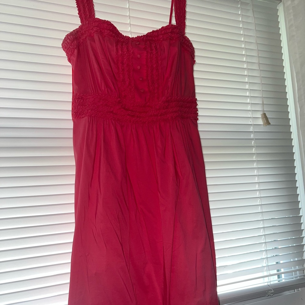 BCBGMaxAzria Vibrant Pink Dress- Size Small
